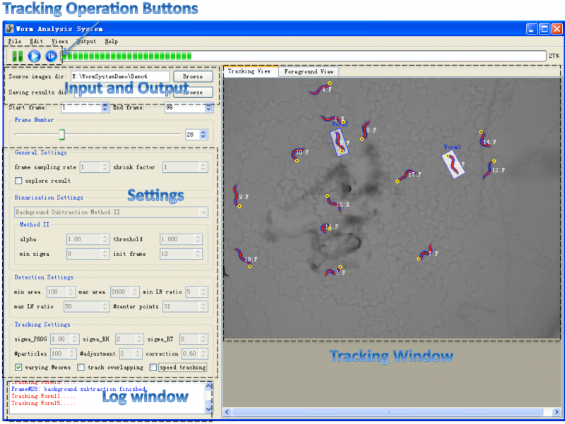 Figure 1: Main Window of the System